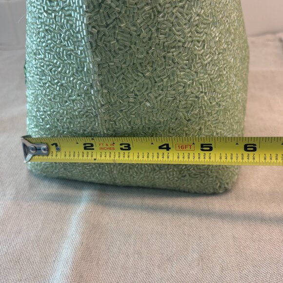 🐢STAUD Beaded Cote Bag - BABY TURTLE - Green and White 🐢 - Picture 14 of 16